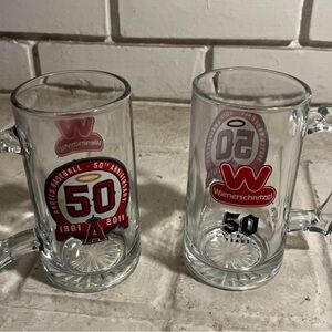 Bundle of 2 Los Angeles Angels’ 50th Anniversary 1961-2011 Wienerschnitzel Mugs